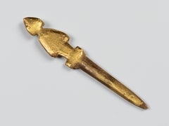 Vintage Peruvian 20th Century Brass Peru Souvenir Desk Accessory Letter Opener