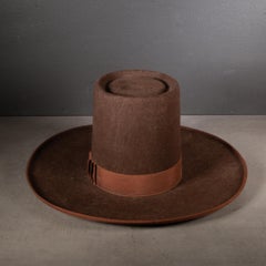 Vintage Peruvian Wool Tall Hat