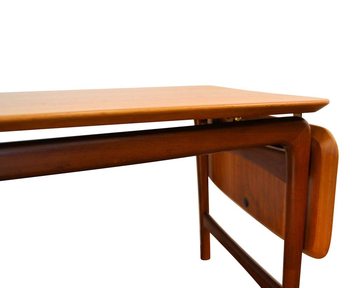 Vintage Peter Hvidt & Orla Mølgaard Massive Teak Table For Sale 7