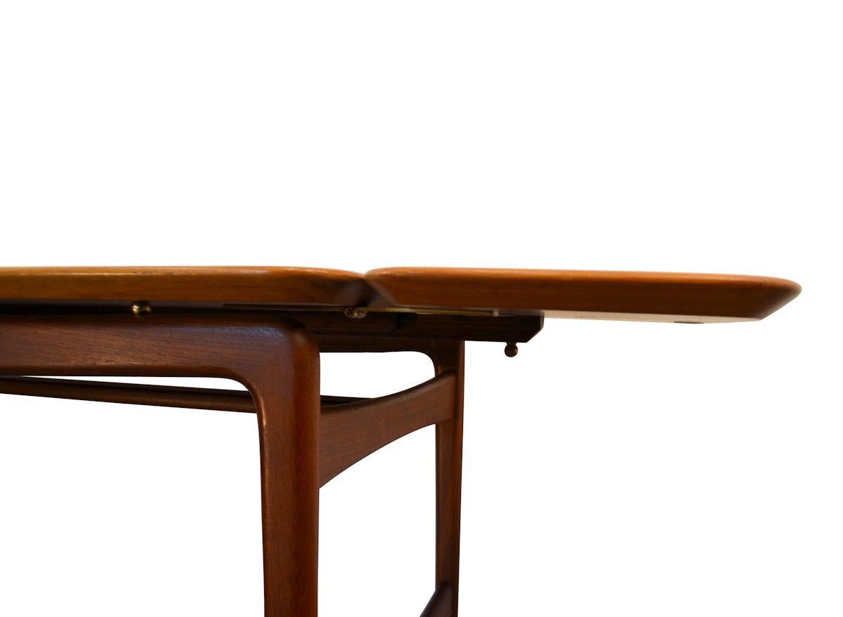 Vintage Peter Hvidt & Orla Mølgaard Massive Teak Table For Sale 1