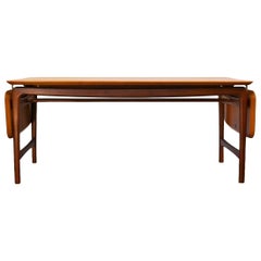 Vintage Peter Hvidt 
Orla Mølgaard Massive Teak Table