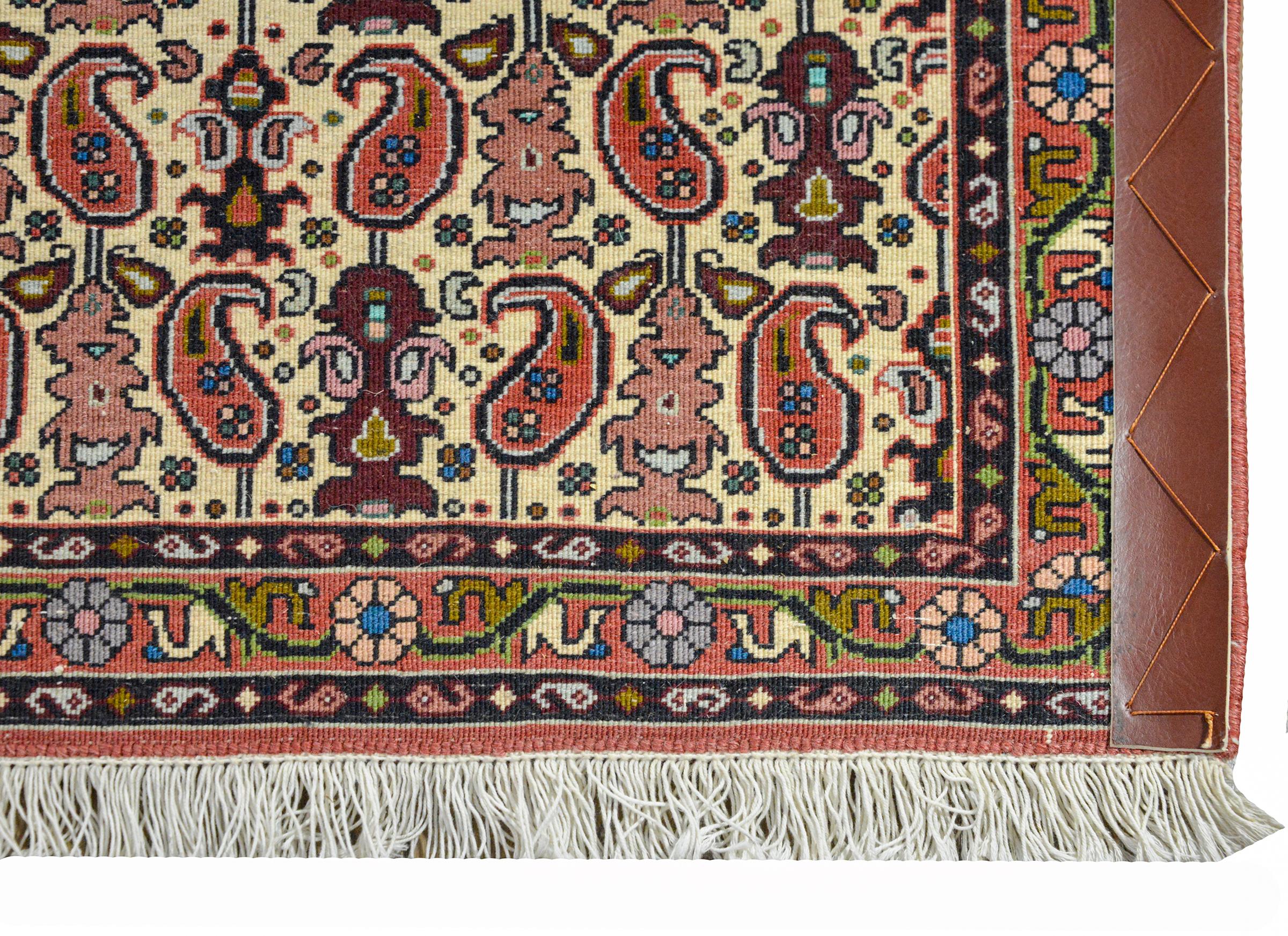 Vintage Petite Bidjar Rug For Sale 1