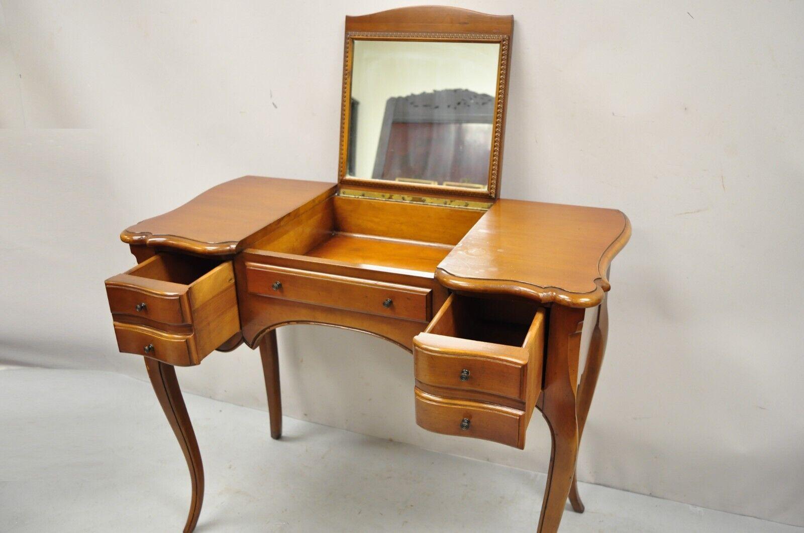 french provincial vanity with mirror