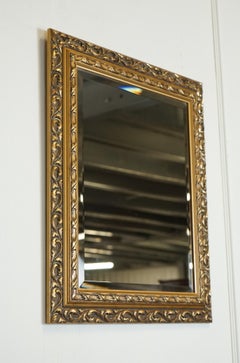 VINTAGE PETITE GOLD ORNATE BEVELLED MiRROR
