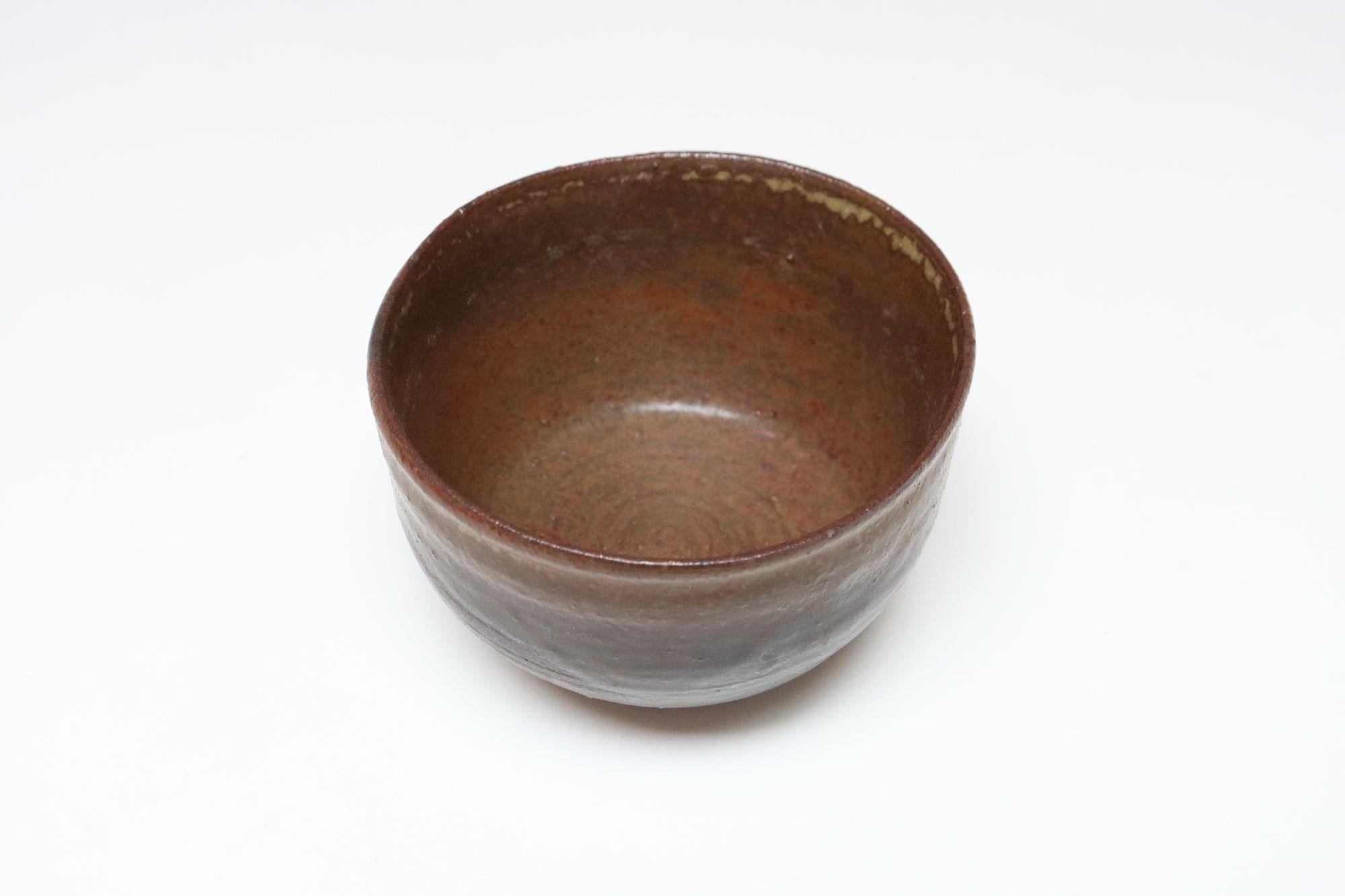 Vintage Petite Studio Ceramic Earth Tone Pottery Bowl Gefäß von Deanna Nichols im Zustand „Gut“ im Angebot in Brooklyn, NY