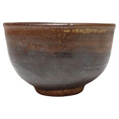 Vintage Petite Studio Ceramic Earth Tone Pottery Bowl Vessel by Deanna Nichols