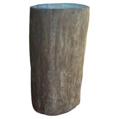 Vintage Petrified Wood Side Table
