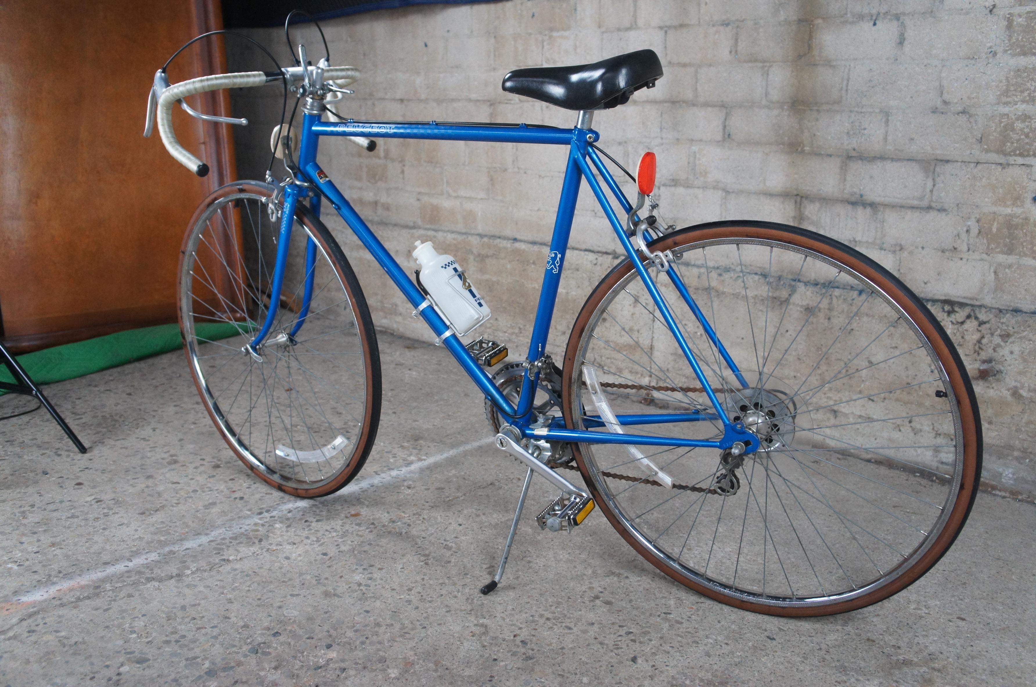 Vintage Peugeot Carbolite 103 Blu Uomo Acciaio Bicicletta da Strada Made in France 5