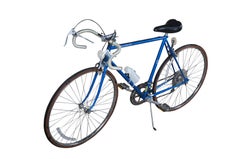 Vintage Peugeot Carbolite 103 Blue Mens Steel Road Bike Bicycle Made in France