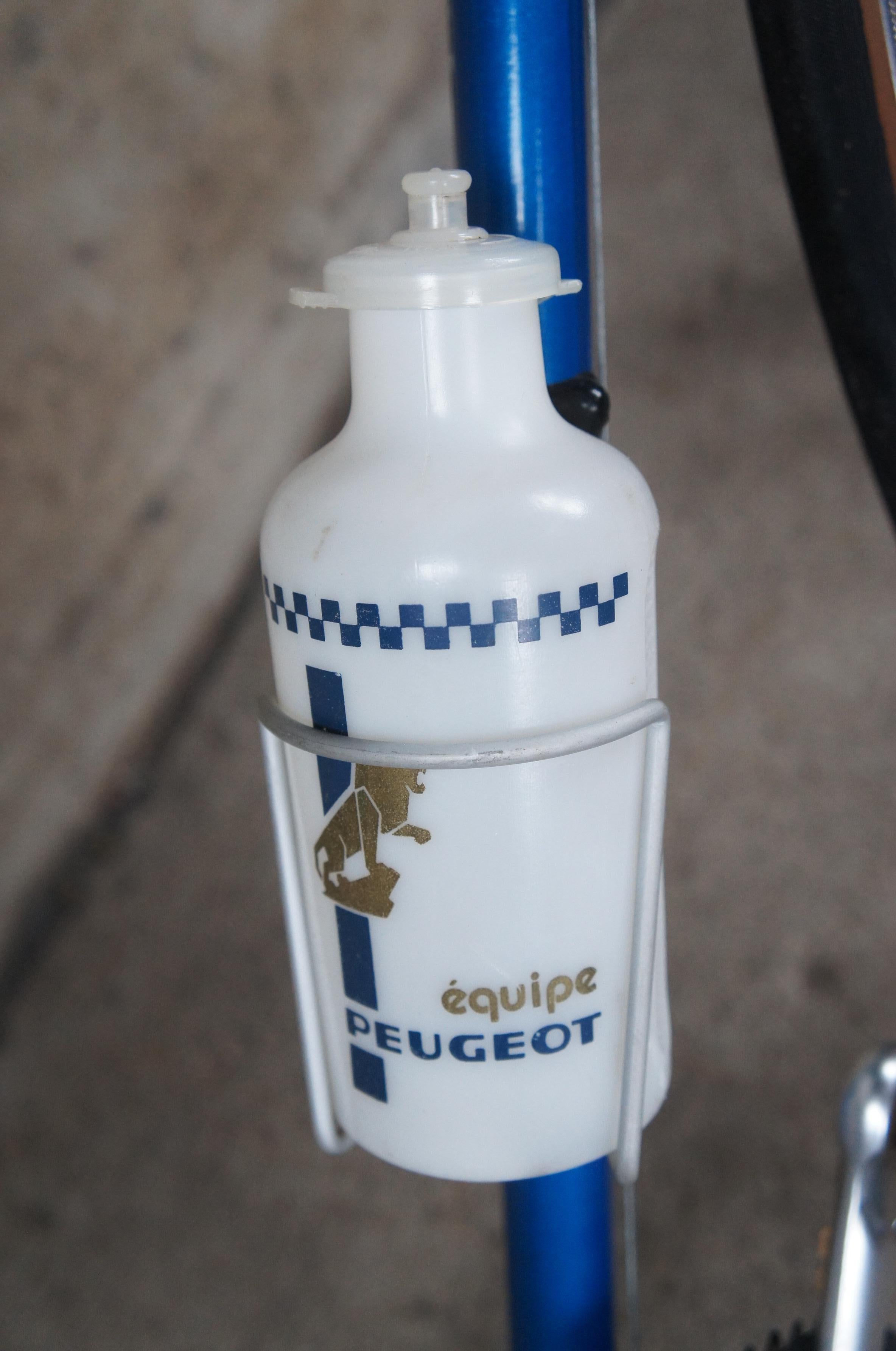 Fine XX secolo Vintage Peugeot Carbolite 103 Blu Uomo Acciaio Bicicletta da Strada Made in France