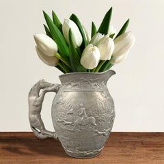 Vintage Zinn Jagd Krug