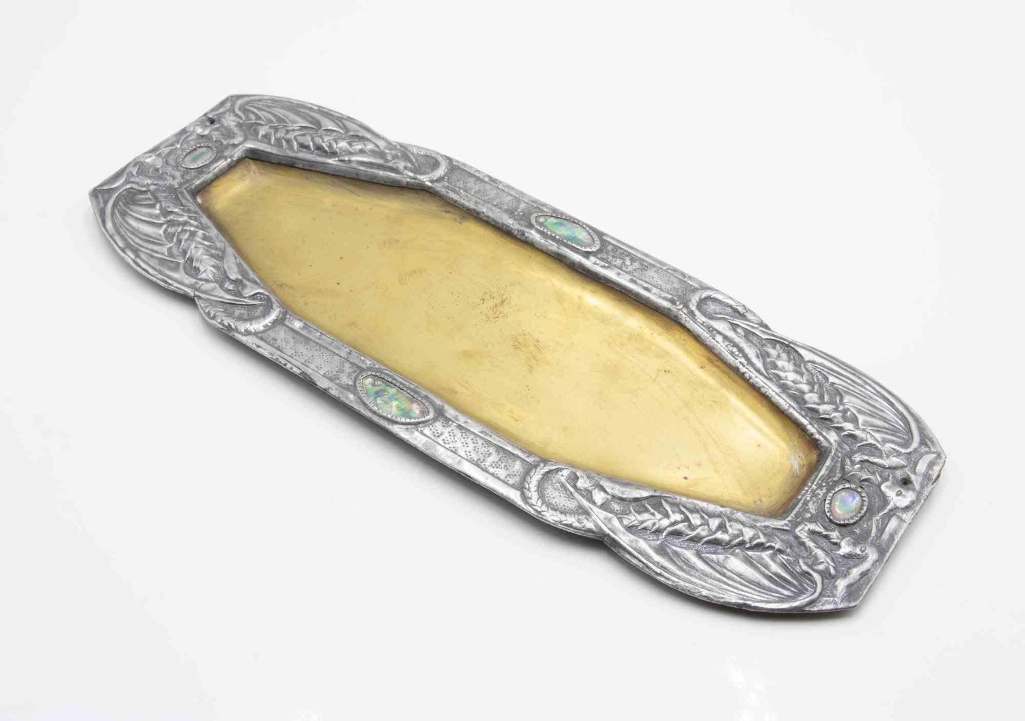 Vintage-Fotohalter aus Zinn, Italien, frühes 20. Jahrhundert (Italienisch) im Angebot