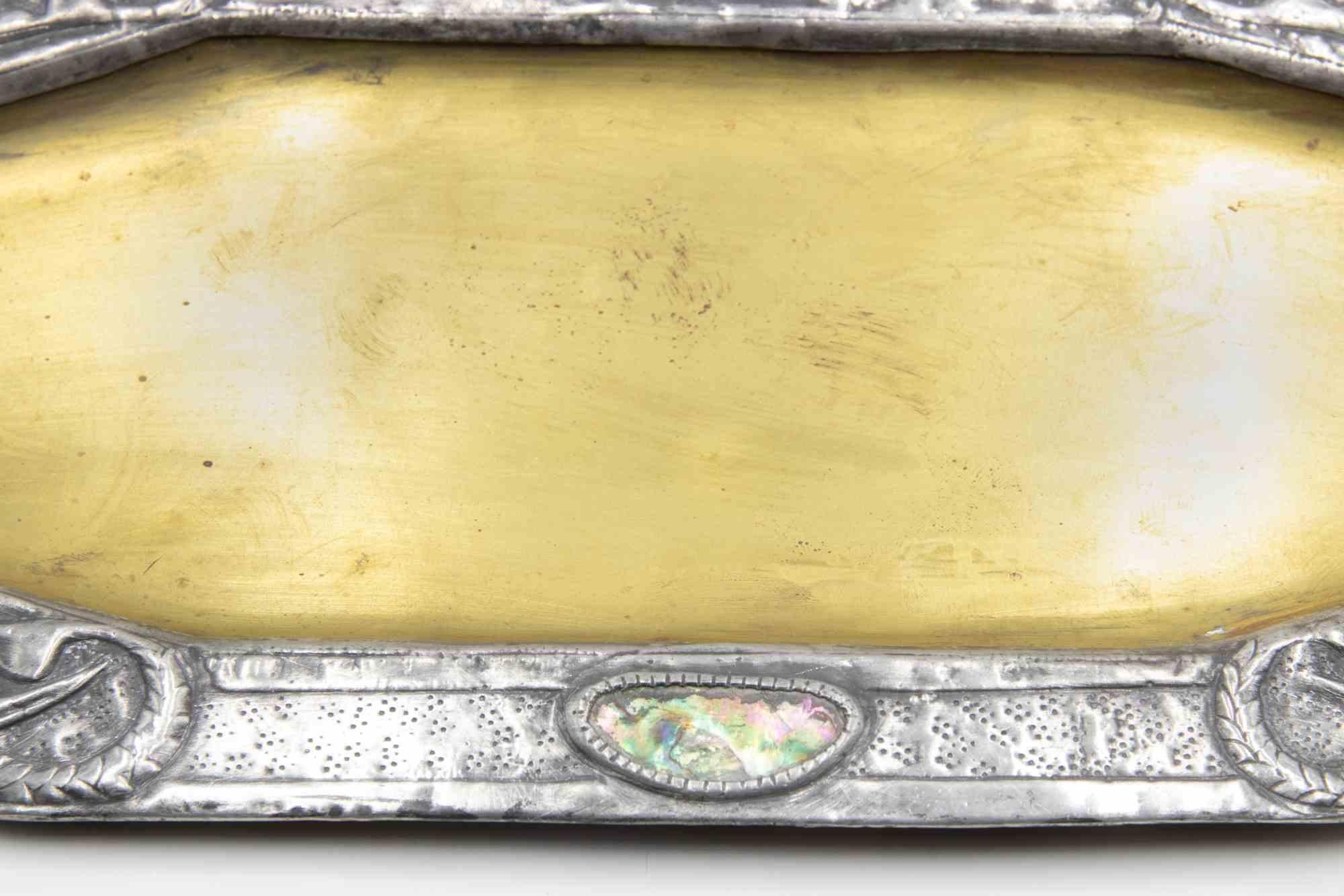 Vintage-Fotohalter aus Zinn, Italien, frühes 20. Jahrhundert (Hartzinn) im Angebot