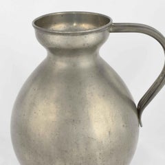 Vintage Pewter Vase with Handles by Harald Buchrucker, Germany, 1930s