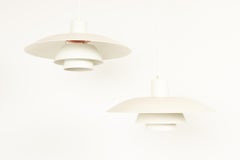 Vintage PH 4/3 Pendants by Poul Henningsen for Louis Poulsen 1970s, Set of 2