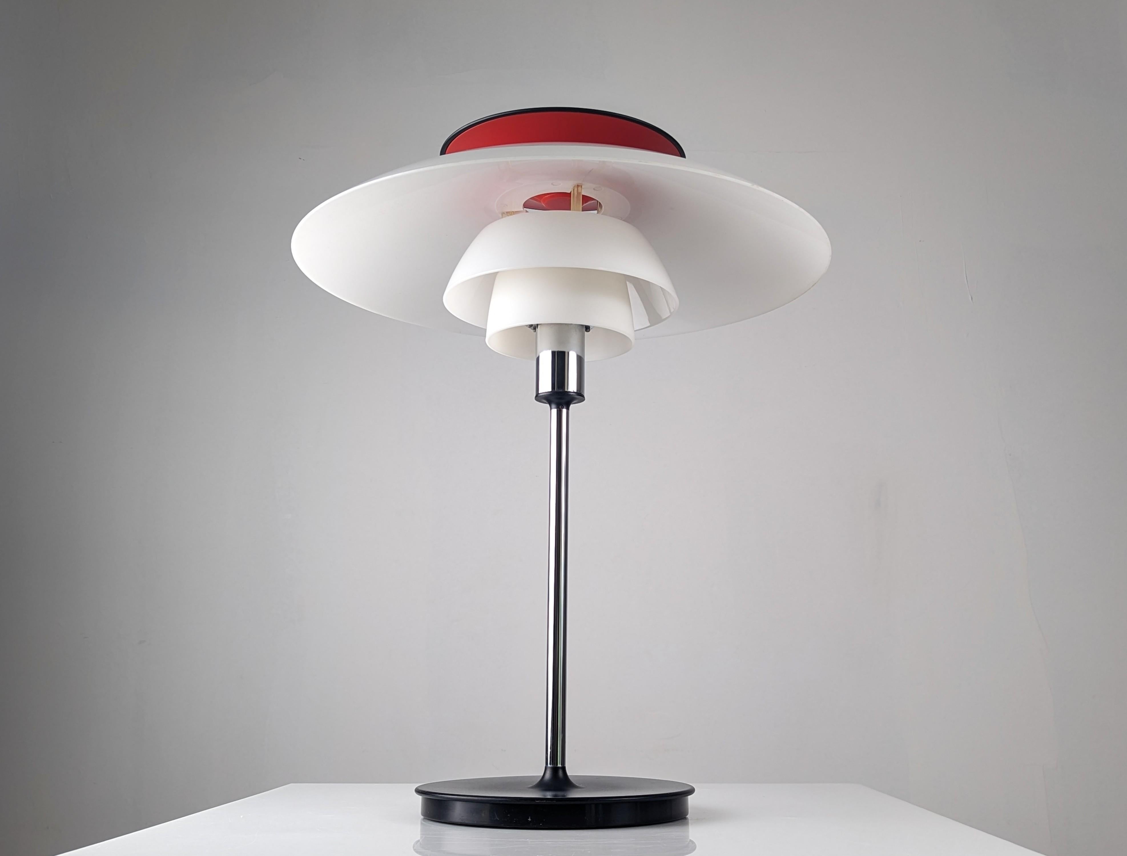 Vintage Ph 80 Table Lamp by Poul Henningsen for Louis Poulsen, 1980s 2