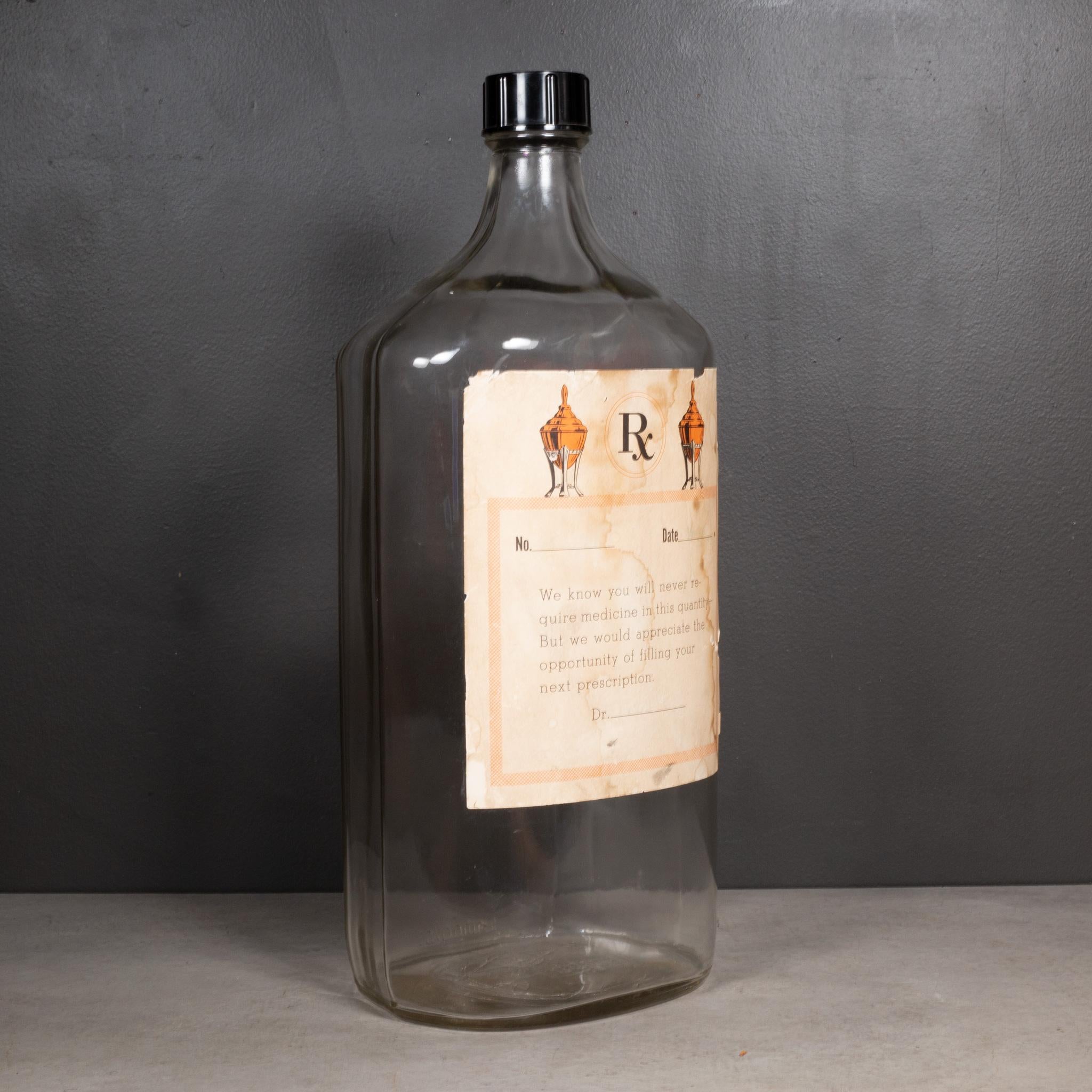 Vintage Apotheke Medizin Display-Flasche c.1940 (amerikanisch) im Angebot
