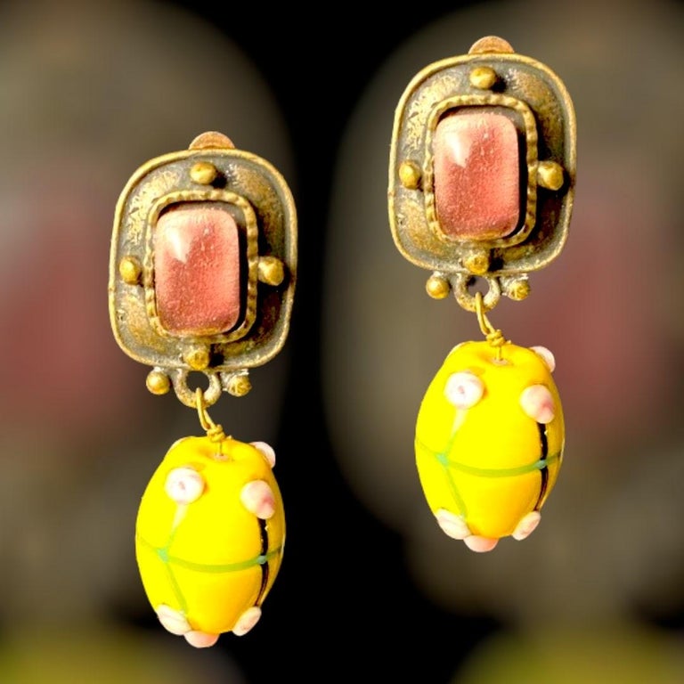 Women's Vintage PHILIPPE FERRANDIS earrings For Sale