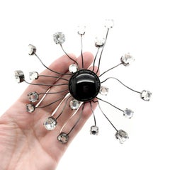Vintage Philippe Ferrandis Huge Cosmic Brooch 1990s