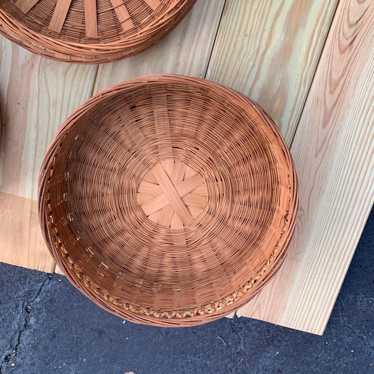 Vintage Philippines Wedding Basket, 4 Pieces For Sale at 1stDibs