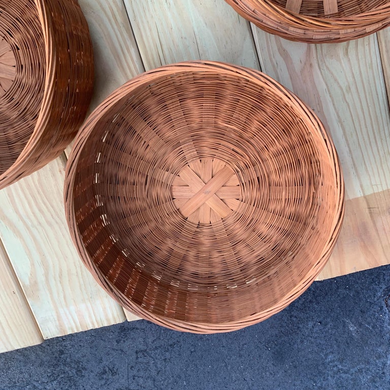 Vintage Philippines Wedding Basket, 4 Pieces For Sale at 1stDibs