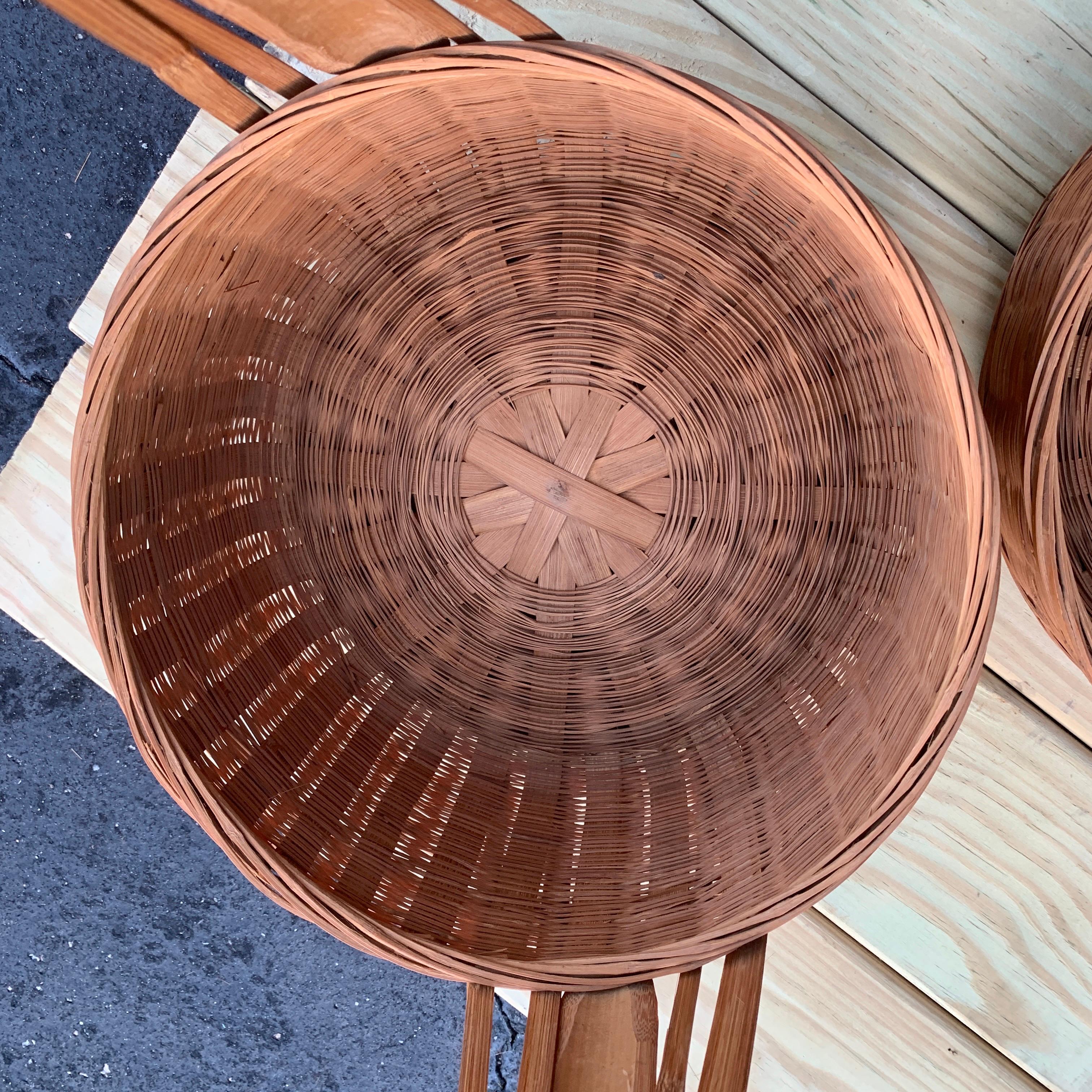 Vintage Philippines Wedding Basket, 4 Pieces In Good Condition For Sale In Cordova, SC