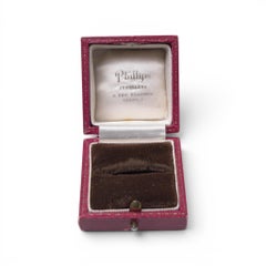 Vintage Philips Jewellers Leeds Ring Box