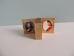 Vintage Photo Frames and Clock in Shape of a Book