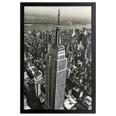Vintage-Fotoplakat des Empire State Building in New York City