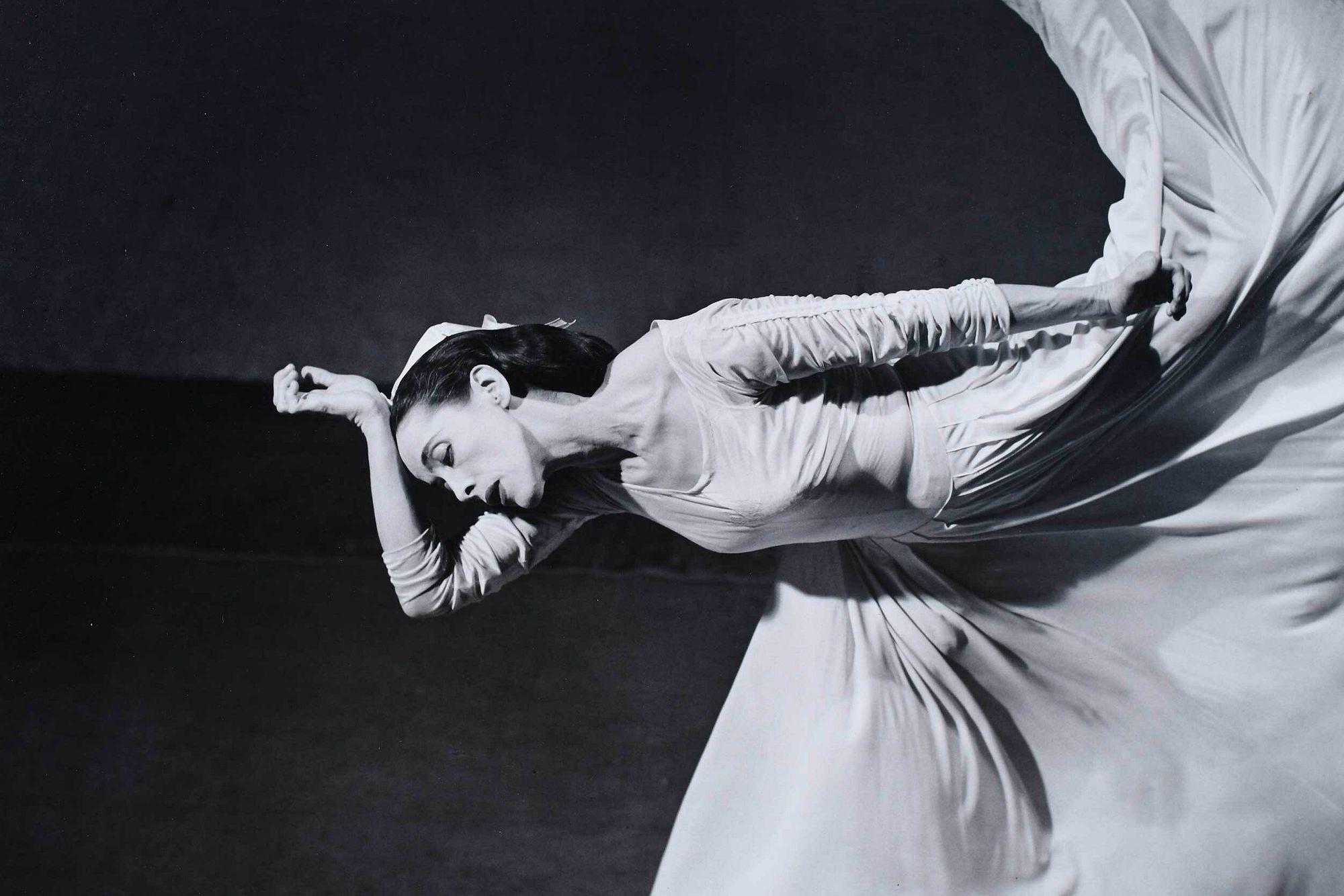 Modern Vintage Photograph Martha Graham Letter to the World by Barbara Morgan For Sale