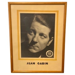 Vintage-Fotografie von Jean Gabin auf Silberpapier von Teddy Piaz's