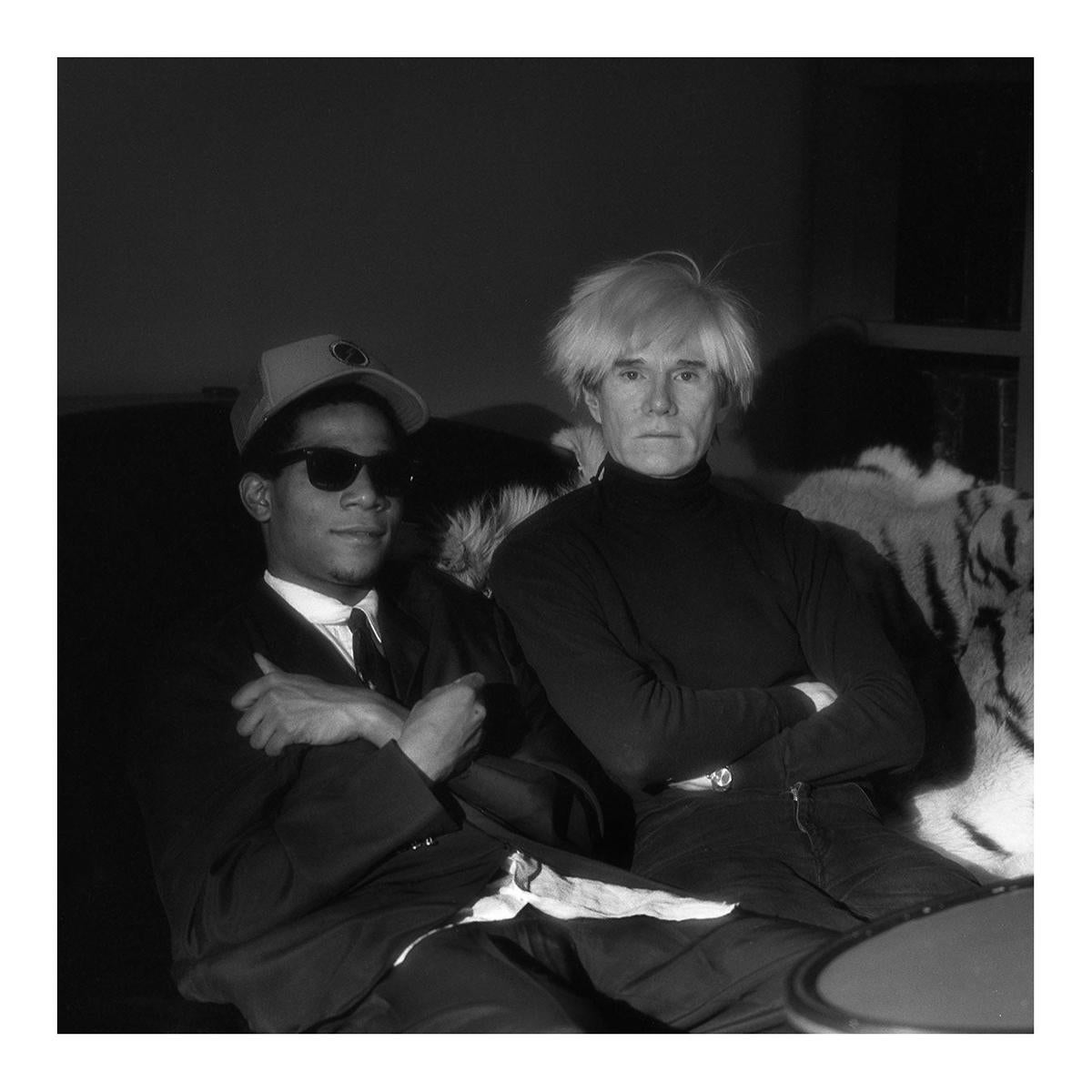 Vintage Photograph of "Jean-Michel Basquiat & Andy Warhol" For Sale