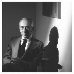 Vintage Photograph of Leo Castelli, 1984, Nyc
