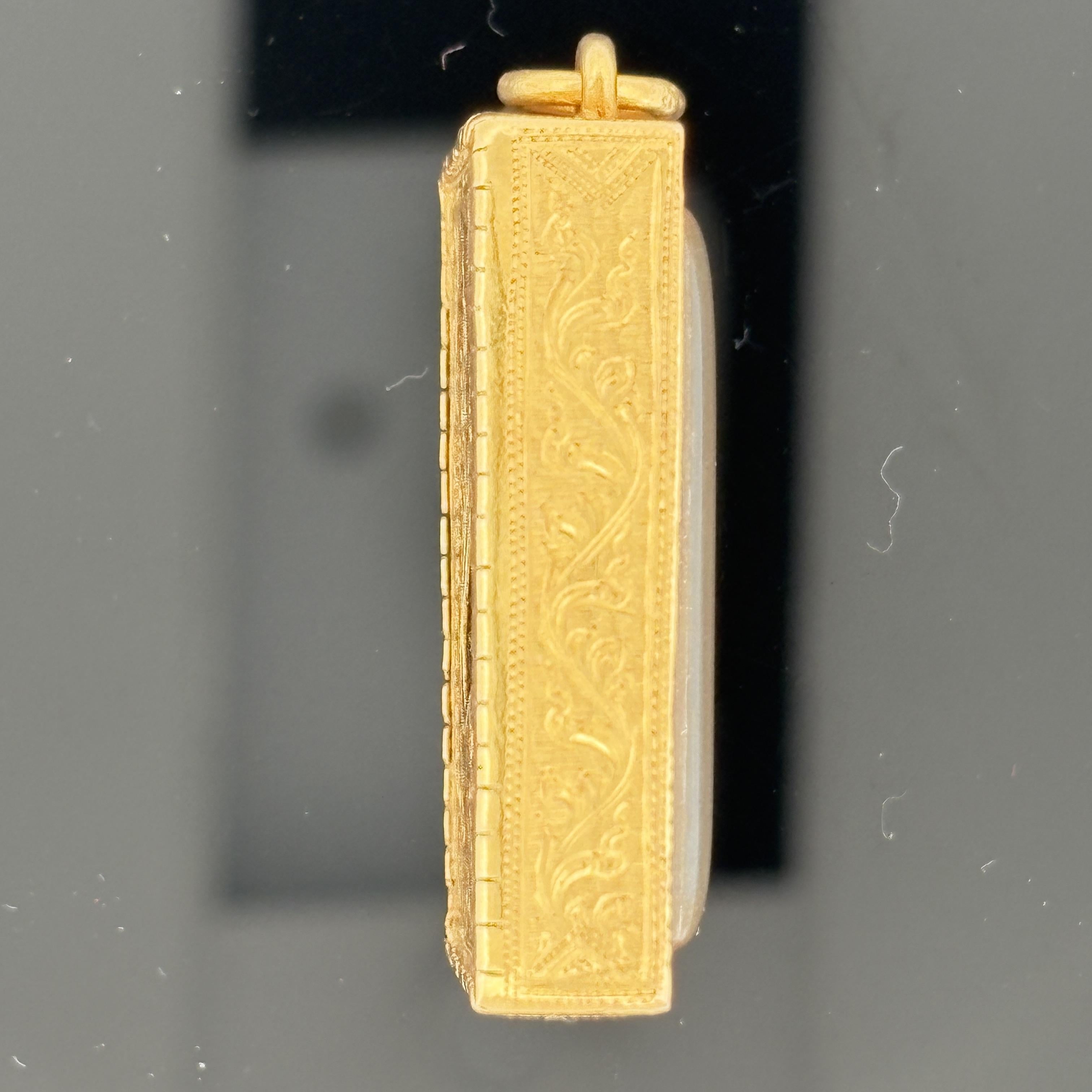 Amulette bouddhiste vintage Phra Somdej en or 24k Unisexe en vente