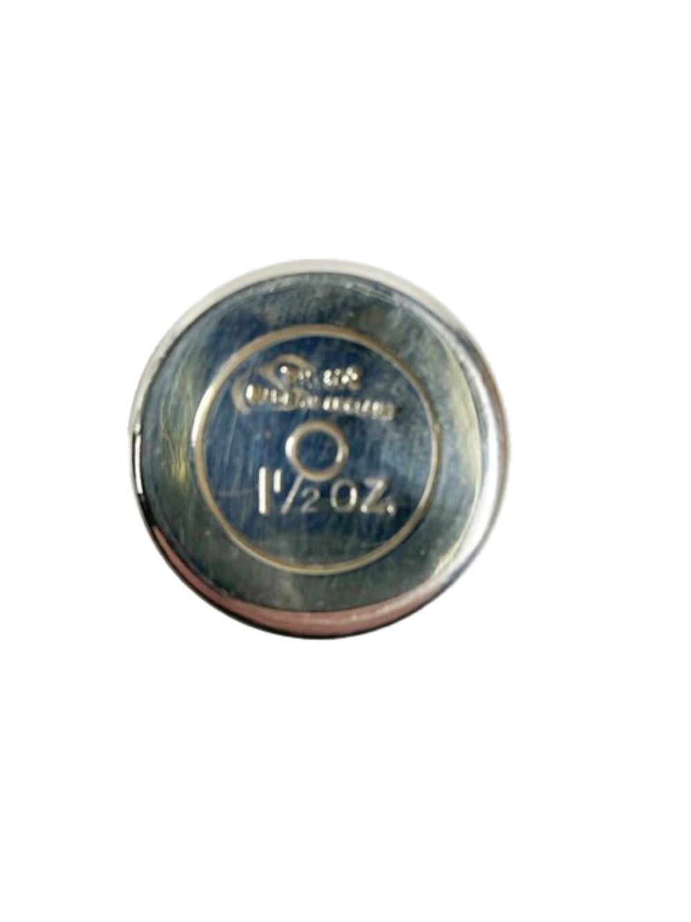 Vintage PHV & Co Silver Plate Shotgun Shell 1.5oz Jigger 