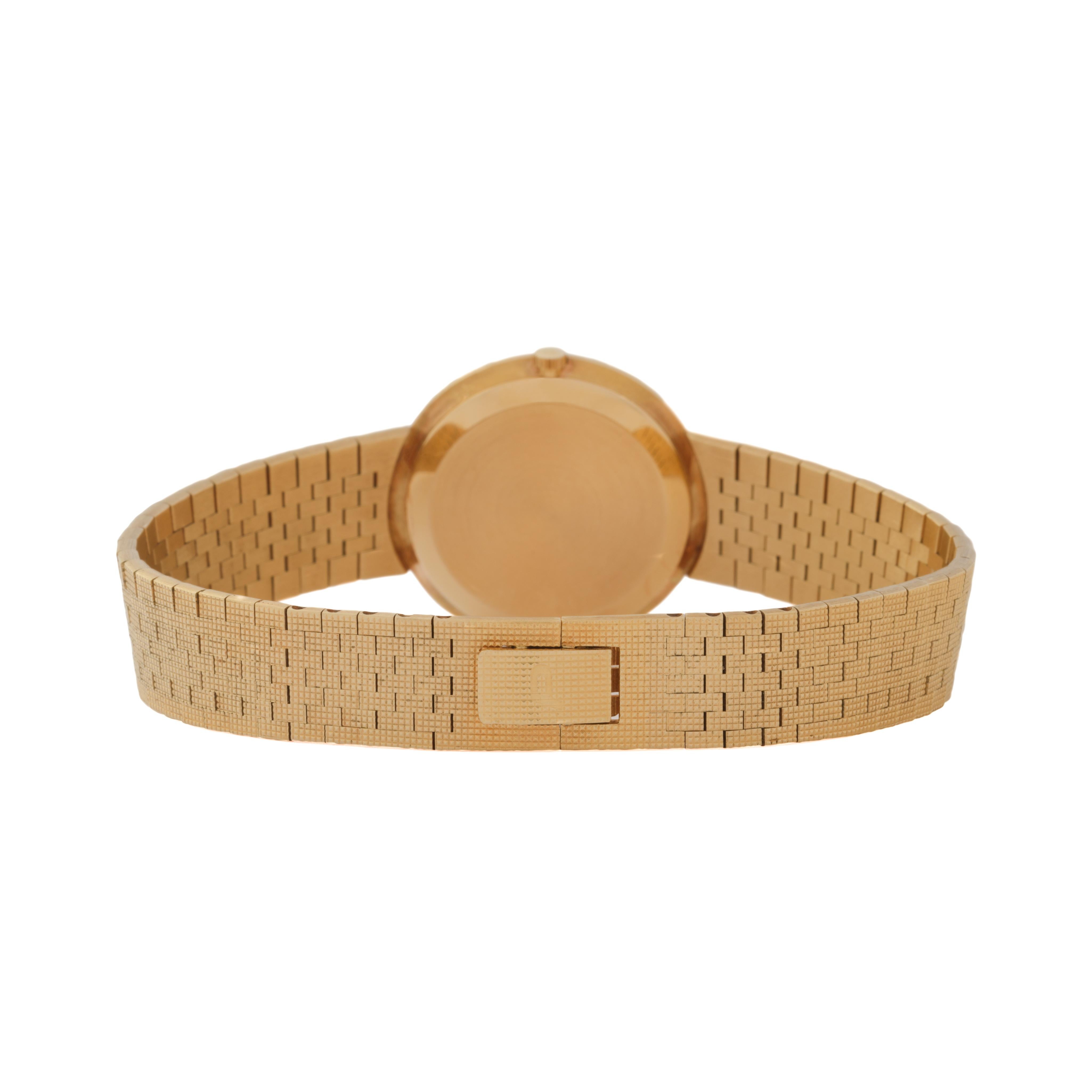 De los hombres Reloj de vestir vintage Piaget de oro amarillo de 18 quilates Esfera ojo de tigre en venta