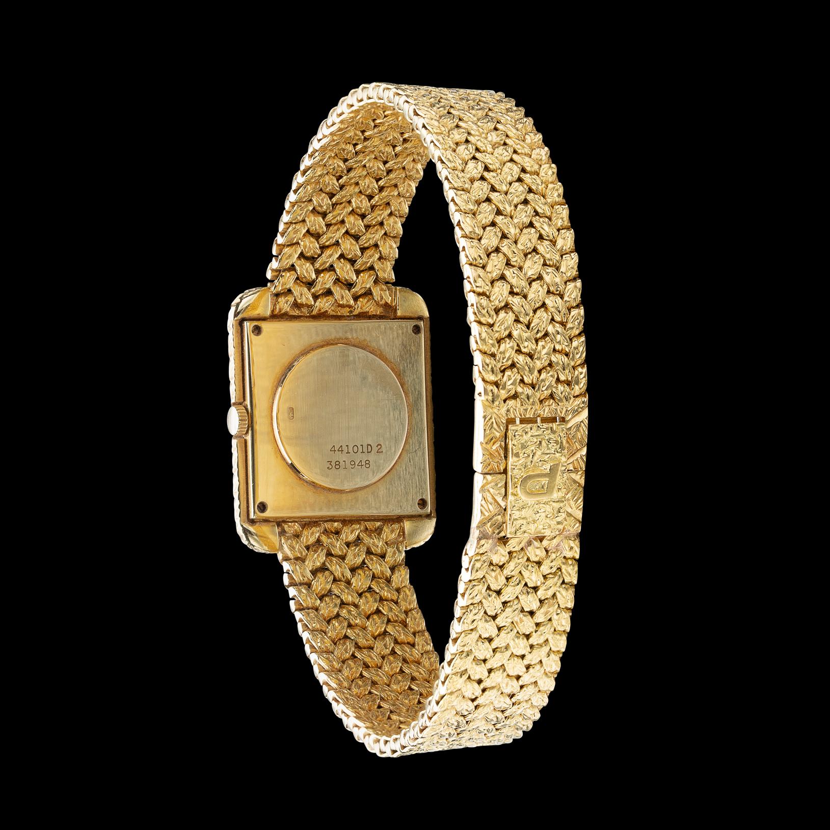 Vintage Piaget 18k Gold Ladies Wristwatch 1