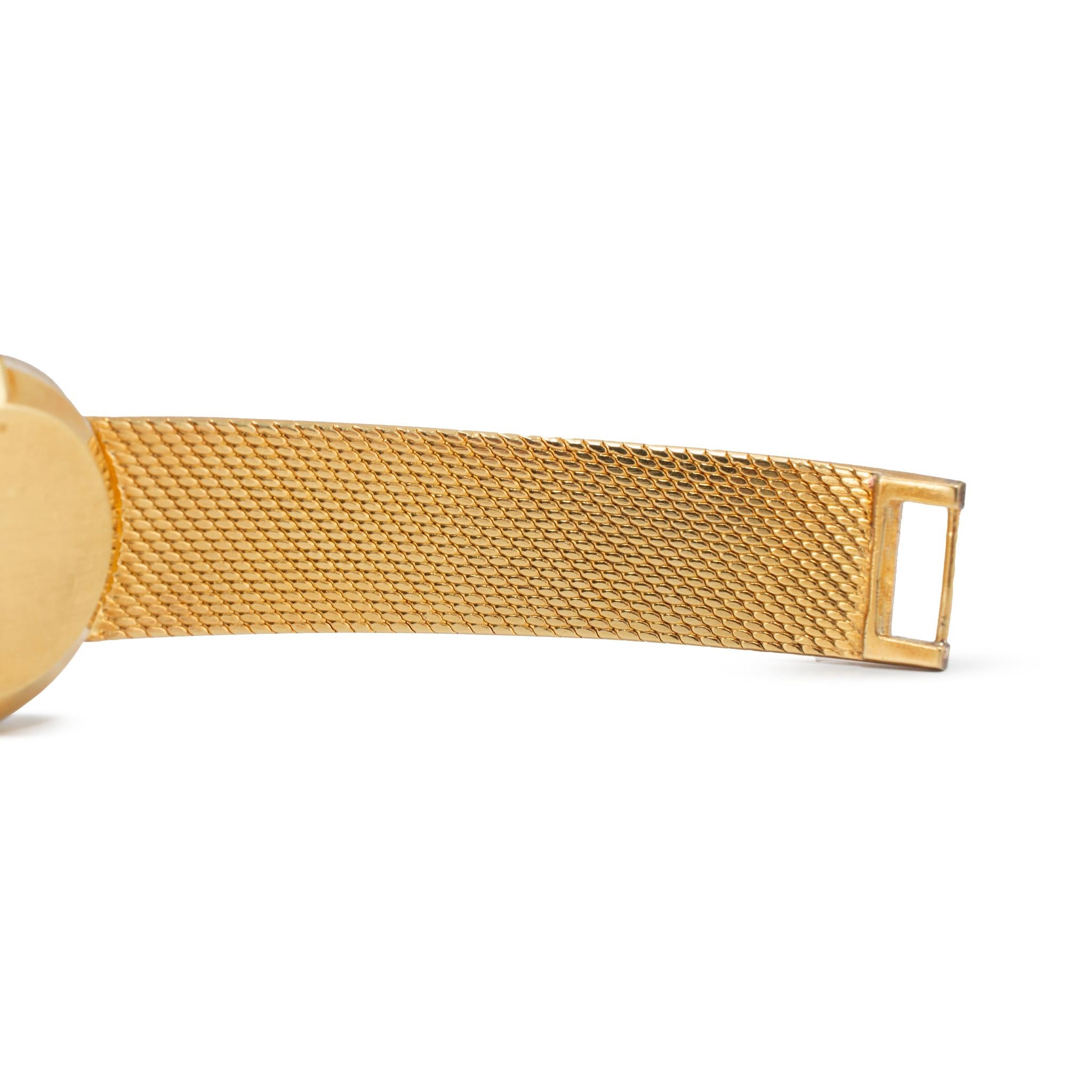 Vintage By Piaget 24MM 9805 B 68 18K Gold Diamant Neiman Marcus Lapis Zifferblatt Uhr im Angebot 3