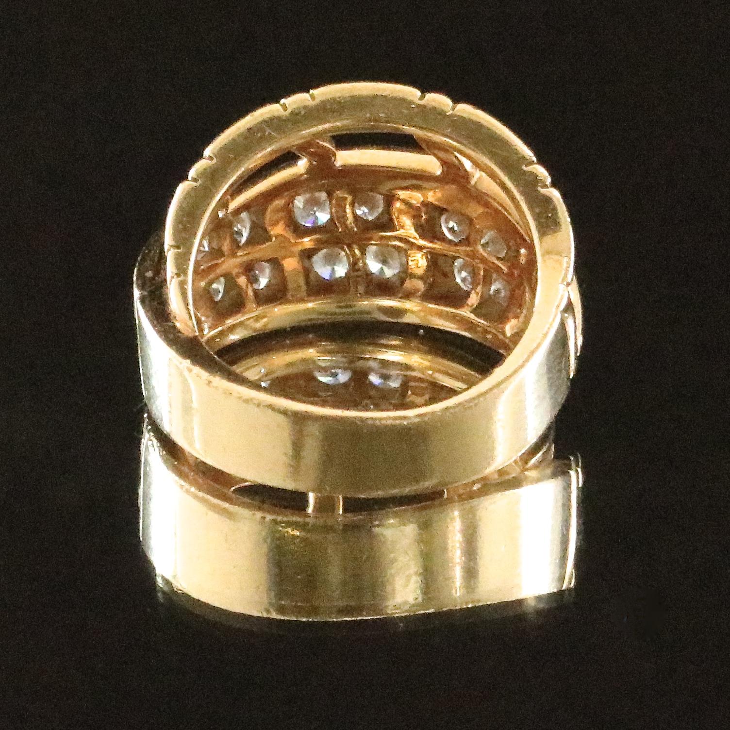 Vintage Piaget Diamond 18 Karat Gold Ring 1