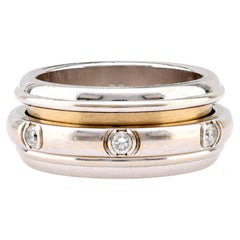 Piaget Possession-Ring, Vintage, Diamant 18 Karat Weißgold, Possession