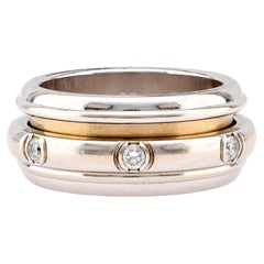 Piaget, bague Possession vintage en or blanc 18 carats avec diamants
