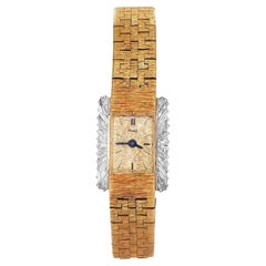 Vintage Piaget Diamond 18K Yellow Gold Ballerina Ladies Wrist Watch