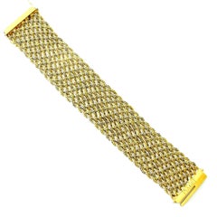 Vintage Piaget Gold Mesh Bracelet