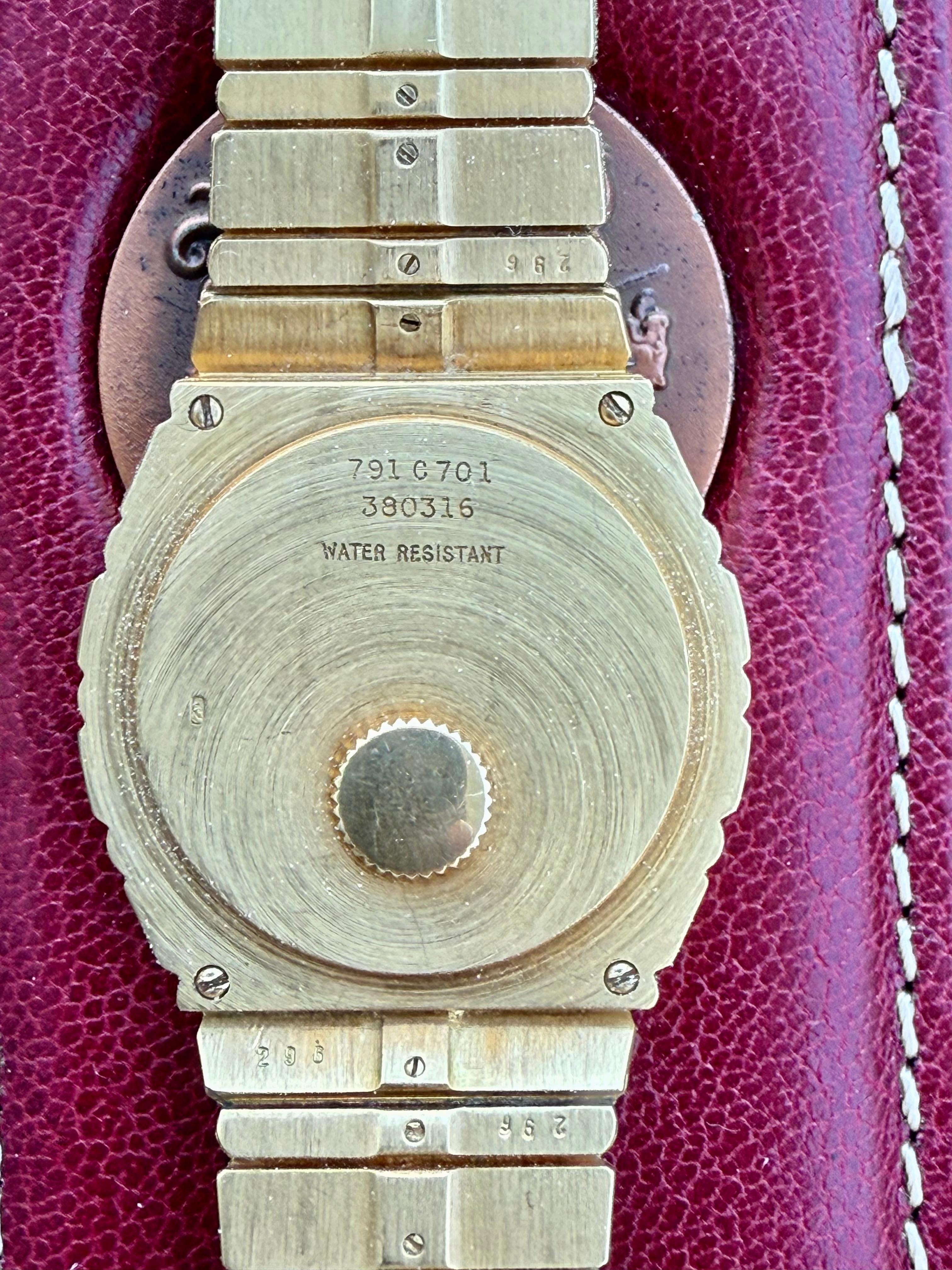 Piaget Polo Montre vintage 18 carats  30 mm Boîtier or jaune 791 C 701 Unisexe en vente