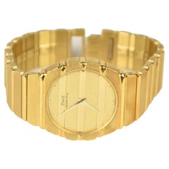 Vintage Piaget Polo Watch 18k  30 mm Case yellow gold 791 C 701