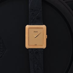 Vintage Piaget Protocole Mini Model 41547 18 Karat Yellow Gold