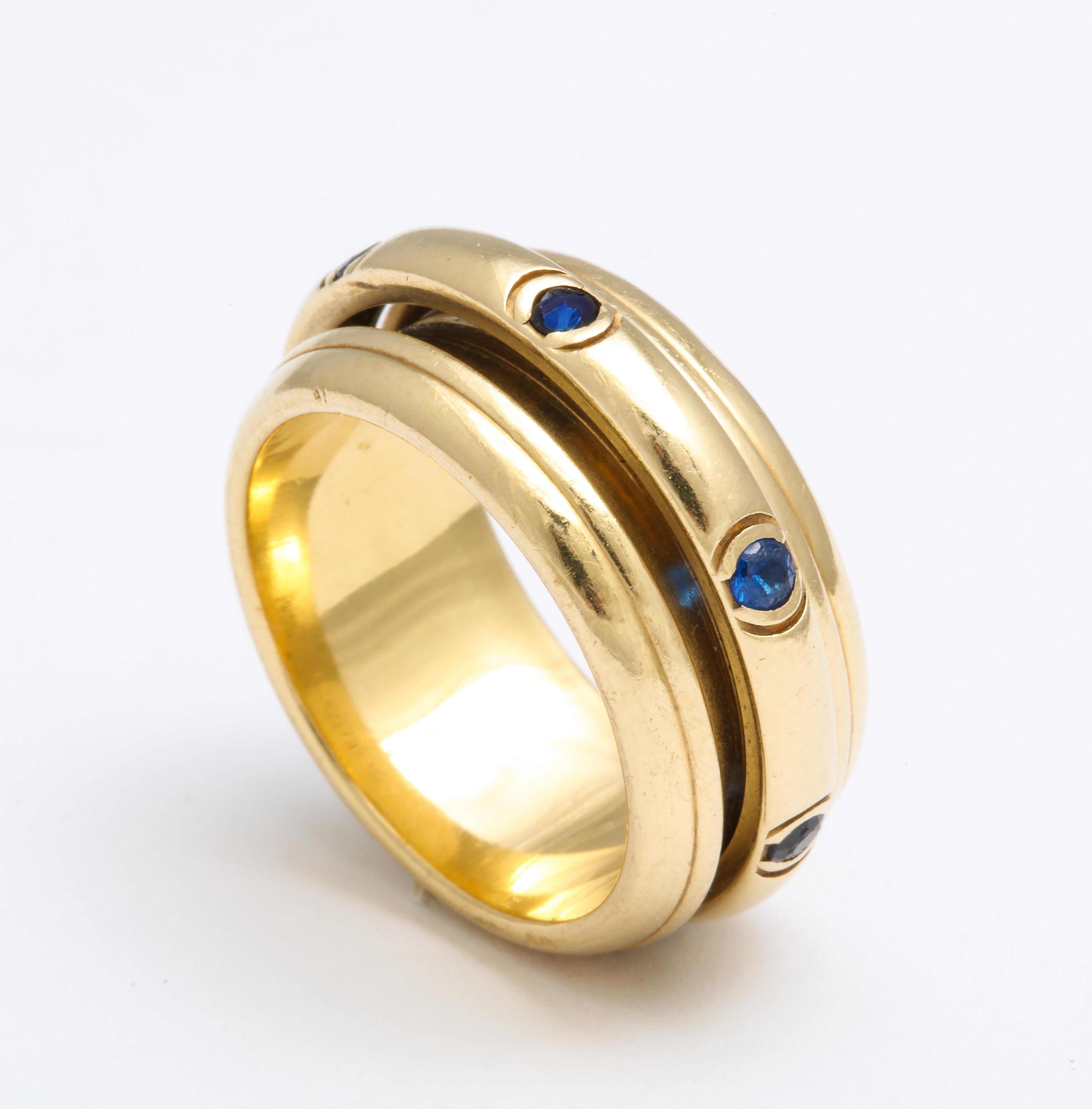 fidget ring gold