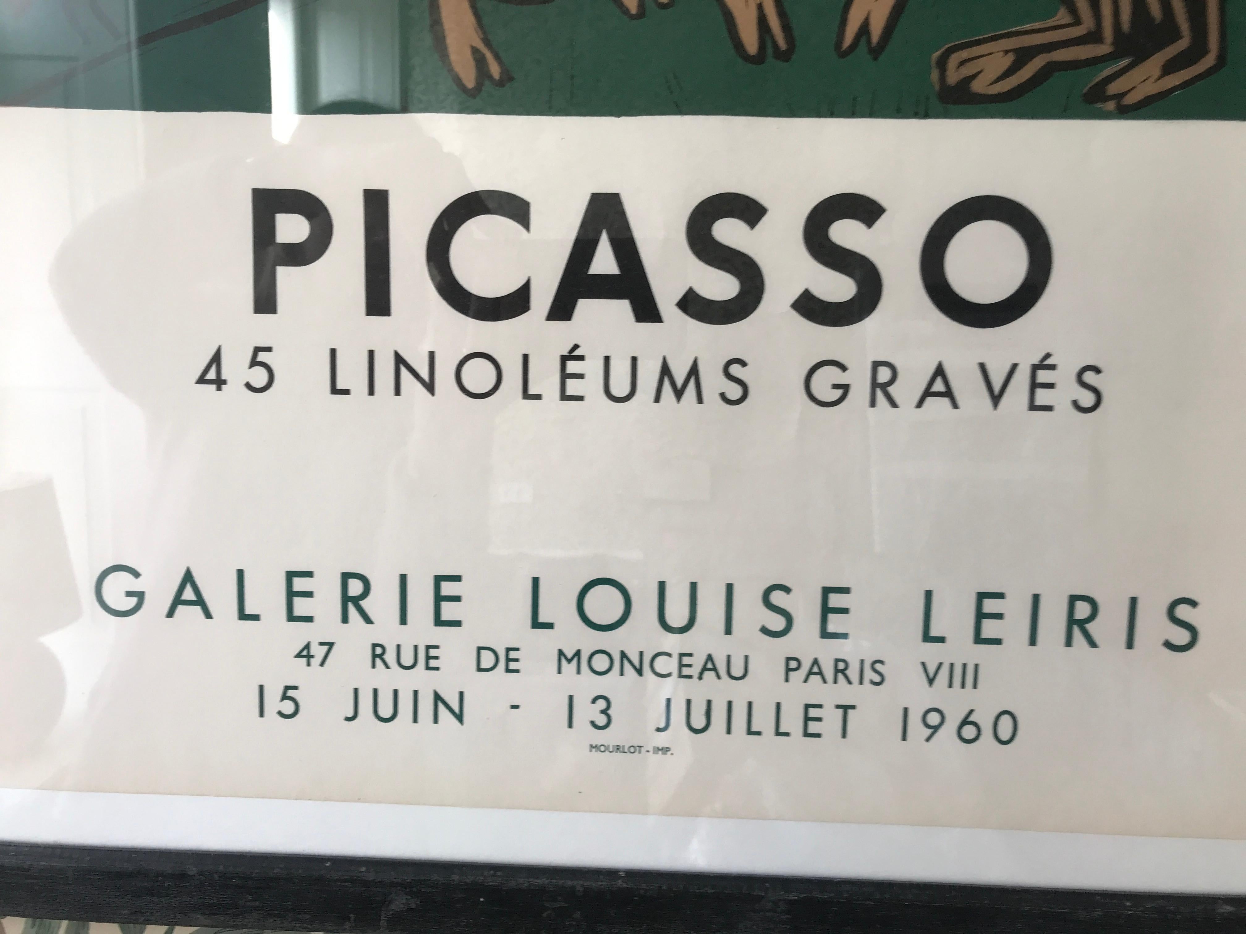 vintage picasso poster