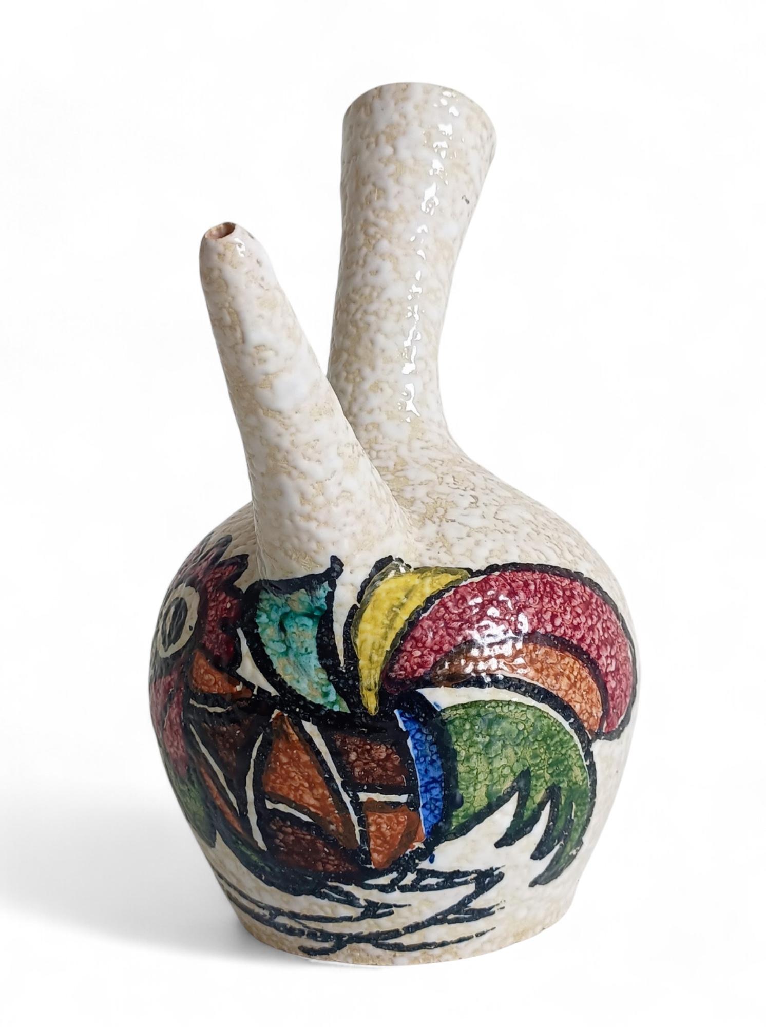 Vintage Picasso Stil Spanisch Studio Keramik Porron, 1960er Jahre im Angebot 4