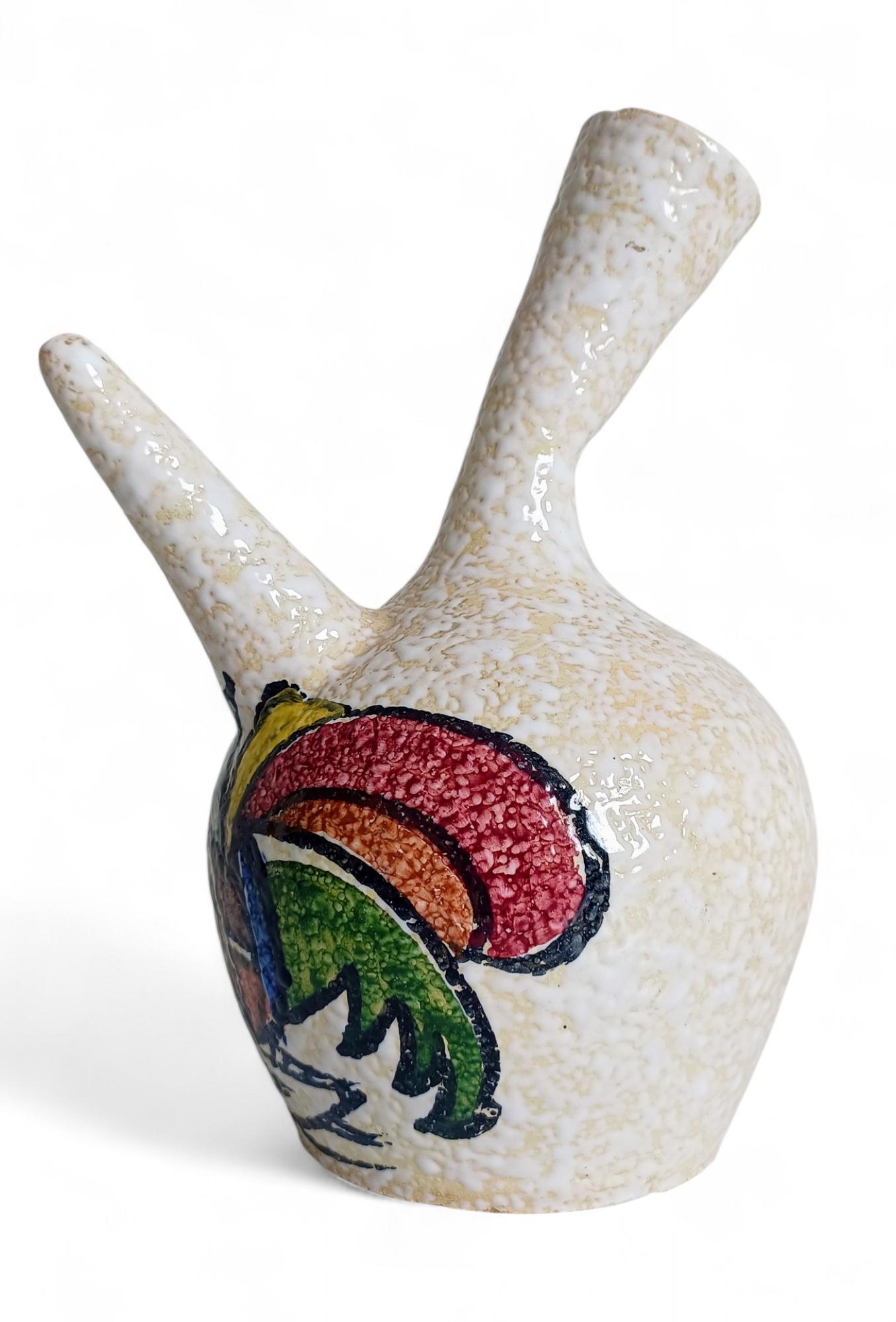 Vintage Picasso Stil Spanisch Studio Keramik Porron, 1960er Jahre im Angebot 8